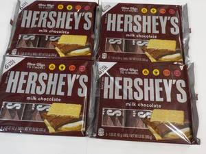 4 pkgs Hersheys Full Size Candy Bars- 6 each