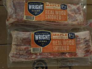 G 2 - 24 oz Frozen Pkgs Maple Real Wood Smoked Bacon
