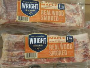 G 2 - 24 oz Frozen Pkgs Maple Real Wood Smoked Bacon