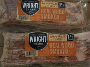 G 2 - 24 oz Frozen Pkgs Maple Real Wood Smoked Bacon