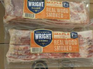 G 2 - 24 oz Frozen Pkgs Maple Real Wood Smoked Bacon
