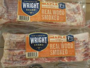 G 2 - 24 oz Frozen Pkgs Maple Real Wood Smoked Bacon