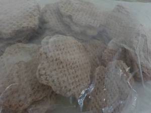 A 10 lb. Frozen Angus Beef Patties