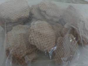 A 10 lb. Frozen Angus Beef Patties