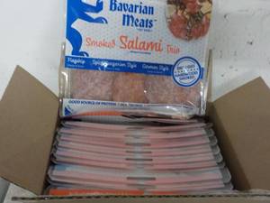 A 12 Frozen Pkgs Bavarian Meats Smoked Salami Trio