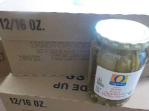 12 - 16 oz Jars Kosher Sandwich Pickles Slices Best By Aug 2023