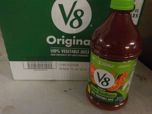6 - 46 oz V8 Low Sodium Vegetable Juice best date 11302023