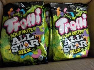 8 - 6.3 oz Bags Trolli Sour Brite All Star past best date