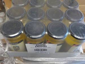 12 pack Krinos Tahini 1 lb. Jars Ground Sesame Seeds- high in protein Best By 02162025