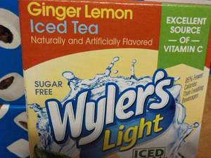 24 Boxes Wylers Ginger Lemon Iced Tea Singles Best By Mar 2023