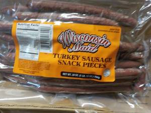 Wisconsin Maid Turkey Sausage Snack Pieces 28 oz Bag