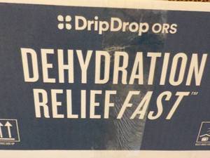 100 Packets Drip Drops Dehydration Relief Fast Berry best date 052026