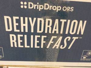 100 Packets Drip Drops Dehydration Relief Fast Berry best date 052026