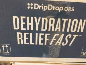 100 Packets Drip Drops Dehydration Relief Fast Berry best date 052026