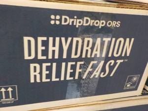 100 Packets Drip Drops Dehydration Relief Fast Berry best date 052026