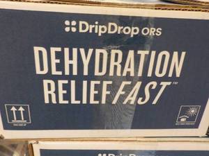 100 Packets Drip Drops Dehydration Relief Fast Berry best date 052026