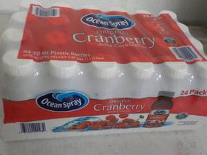 24 pack Ocean Spray Cranberry Juice 10 oz bottles