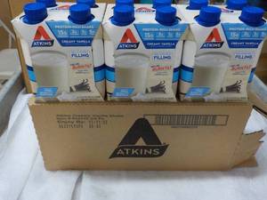 Atkins 12 x 11 oz Protein Rich Creamy Vanilla Shakes best date 112023