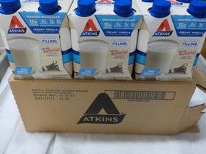 Atkins 12 x 11 oz Protein Rich Creamy Vanilla Shakes best date 112023
