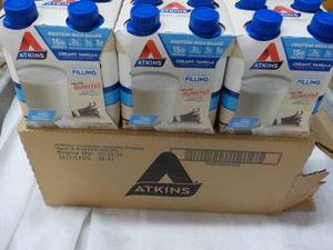 Atkins 12 x 11 oz Protein Rich Creamy Vanilla Shakes best date 112023