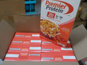 8 x 9 oz Boxes Premier Protein Mixed Berry Almond Cereal