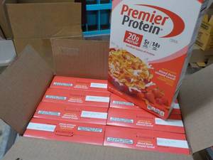8 x 9 oz Boxes Premier Protein Mixed Berry Almond Cereal
