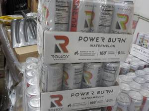 2 - 12 packs Rowdy Power burn Watermelon