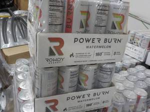 2 - 12 packs Rowdy Power burn Watermelon