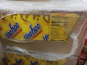 40 Yoohoo 6.5 oz Chocolate Drinks - needs no refrigerator