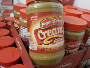 6 Peanut Delight 40 oz Peanut Butter