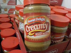 6 Peanut Delight 40 oz Peanut Butter