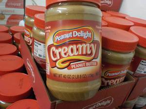6 Peanut Delight 40 oz Peanut Butter