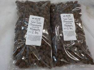 2 - 2 lb. Bags Sea Salt Chocolate Covered Peanuts