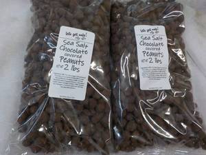 2 - 2 lb. Bags Sea Salt Chocolate Covered Peanuts