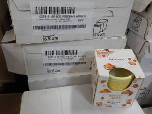 12 Persian Amber Regina Candles