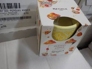 12 Persian Amber Regina Candles
