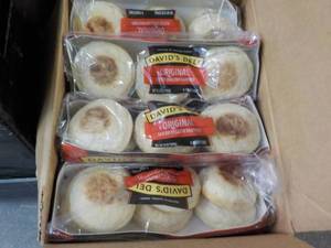 Davids Deli 12 - 12 oz Pkgs Original Sliced English Muffins best date 112023