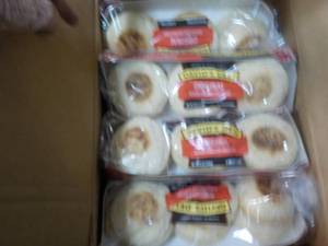 Davids Deli 12 - 12 oz Pkgs Original Sliced English Muffins best date 112023