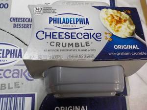 6 - 6 oz Philadelphia Cheesecake Crumble Best By 11052023