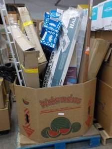 Pallet of Overstock, Returns, and Food