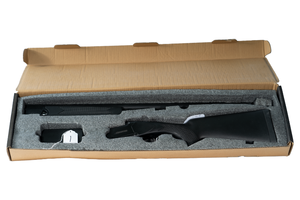 lot 1 image: MOSSBERG SILVER RESERVE 12GA, MATT BLACK SYNTHETIC STOCK.