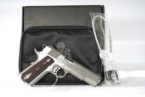 lot 111 image: Springfield Garrison 45ACP 1911 Stainless Steele