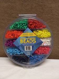 lot 11 image: NEW ALPHA NUMERIC BEADS