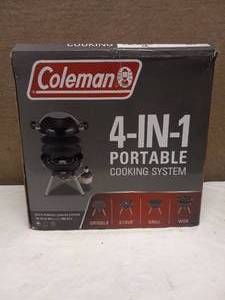 lot 20 image: NEW COLEMAN 4-IN-1 PORTABLE COOKING SYSTEM