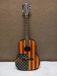 lot 27 image: FIRST ACT ADAM LEVINE ACOUSTIC GUITAR