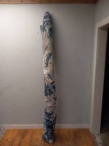 lot 49 image: CARMEL BLUE AREA RUG