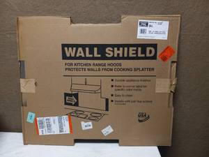 lot 65 image: BROAN BACKSPLASH RANGE HOOD WALL SHIELD 30