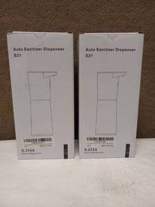 lot 77 image: 2 NEW AUTO HAND SANITIZER DISPENSERS