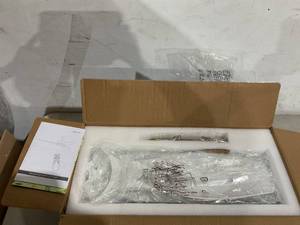 lot 362 image: Fanliving 48 Modern Ceiling Fan with Lights - WhiteGold