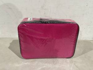 lot 367 image: Professional High-capacity Multilayer Portable Travel Makeup Bag - Pink